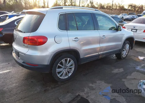 2012 Volkswagen Tiguan Se from USA, damaged, VIN WVGBV7AX7CW607668